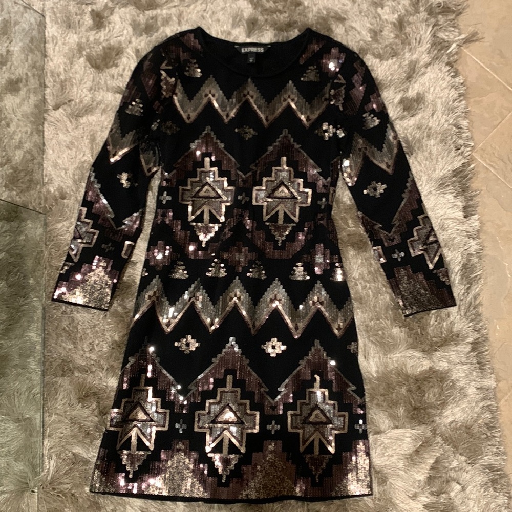 Express sequin dress.